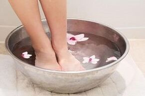 bain médicinal pour les champignons